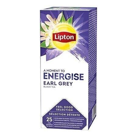 Melnā tēja LIPTON Earl Grey, 25 x 2g